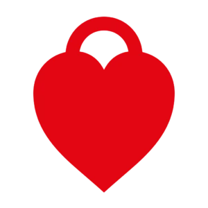 icon herz tasche 